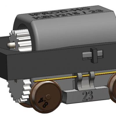 KBU200 - Bogie Universel HOm pour Autorails et Automotrices